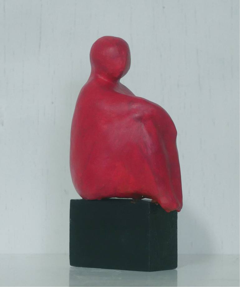 Original Contemporary People Sculpture by Angelika Binegger-Hoerl