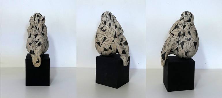 Original Contemporary People Sculpture by Angelika Binegger-Hoerl