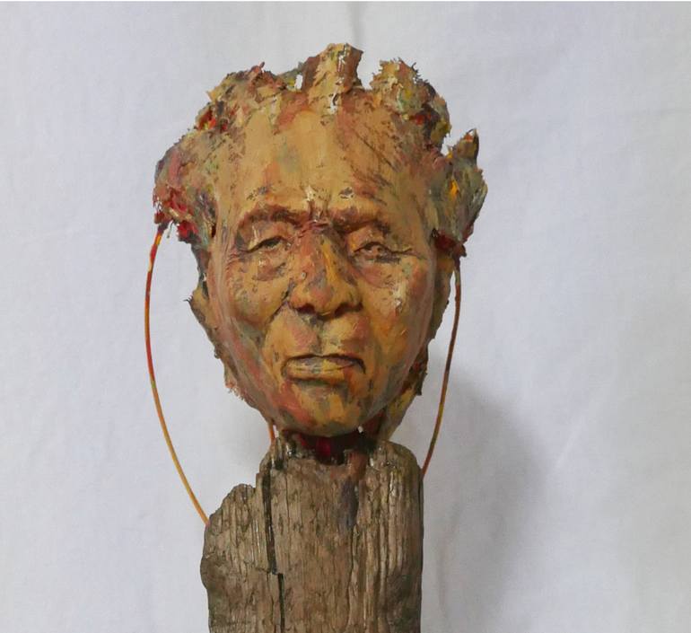 Original Men Sculpture by Angelika Binegger-Hoerl