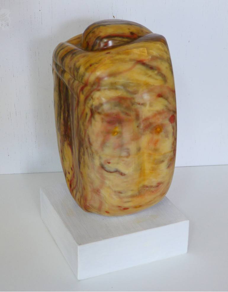 Original Abstract Men Sculpture by Angelika Binegger-Hoerl