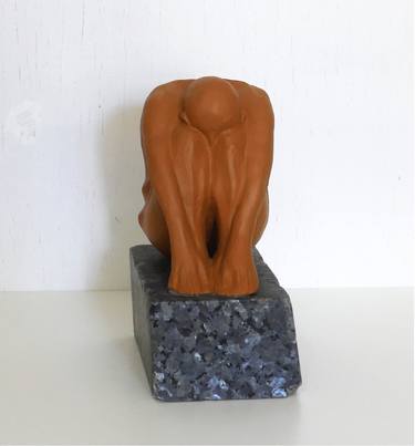Original Abstract Men Sculpture by Angelika Binegger-Hoerl
