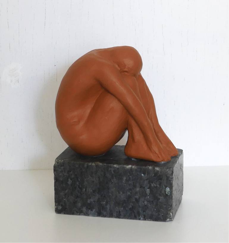 Original Abstract Men Sculpture by Angelika Binegger-Hoerl