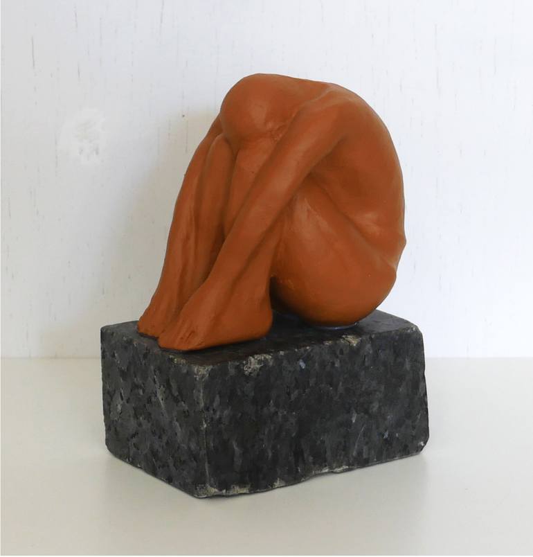 Original Abstract Men Sculpture by Angelika Binegger-Hoerl