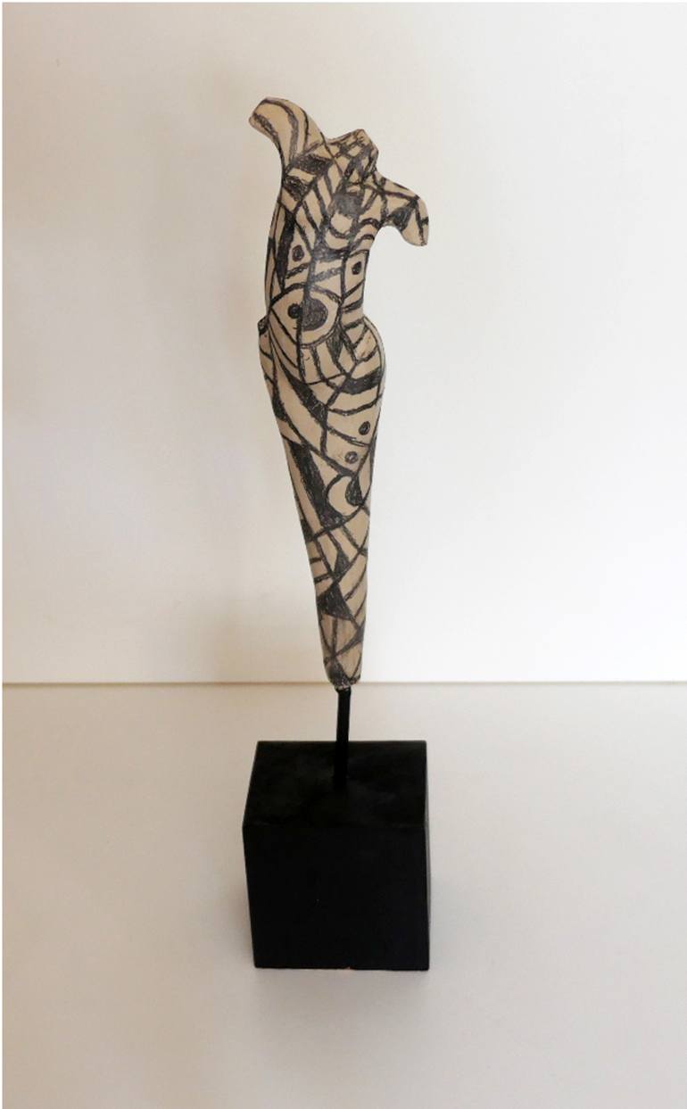 Original Abstract Expressionism Body Sculpture by Angelika Binegger-Hoerl