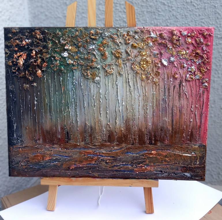 Original Abstract Expressionism Abstract Painting by Ksana Ruhr