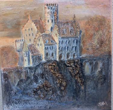Original Abstract Expressionism Architecture Painting by Ksana Ruhr