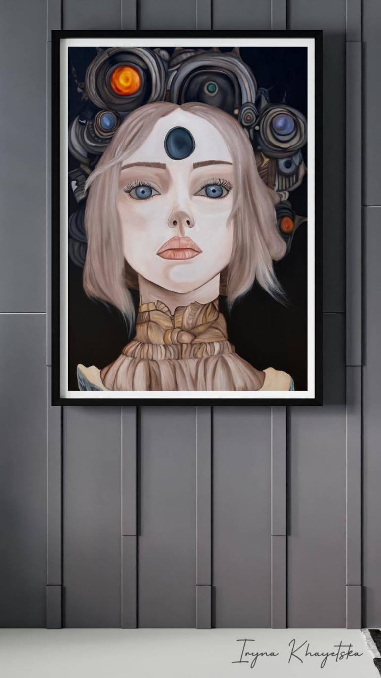 Original Contemporary Women Painting by Iryna Khayetska