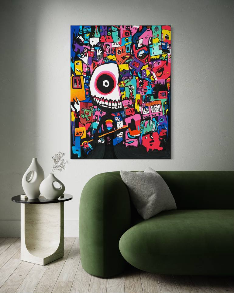 Original Contemporary Abstract Painting by Eric Bruce