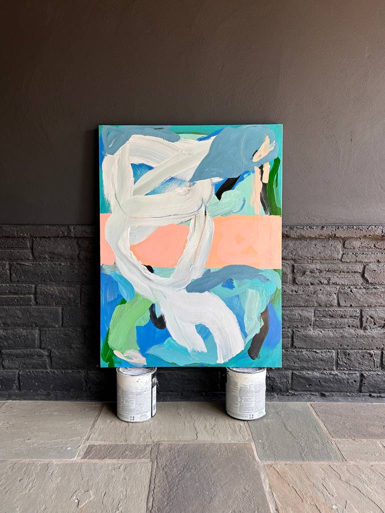 Original Abstract Expressionism Abstract Painting by Stephanie Rado Taormina