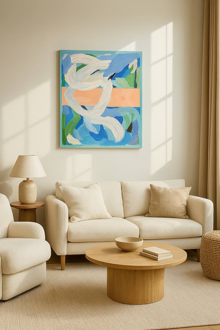 Original Abstract Expressionism Abstract Painting by Stephanie Rado Taormina