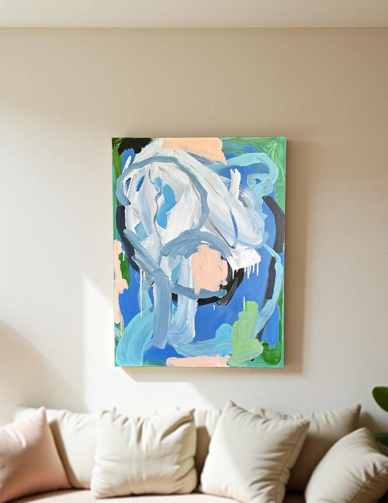 Original Abstract Expressionism Abstract Painting by Stephanie Rado Taormina