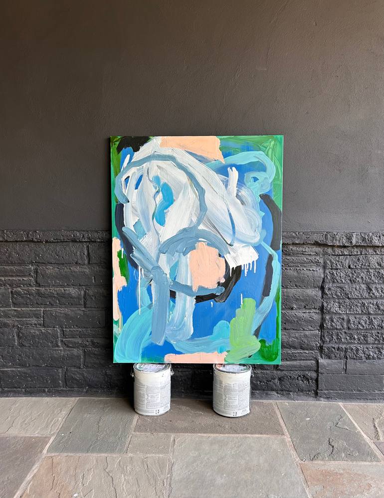 Original Abstract Expressionism Abstract Painting by Stephanie Rado Taormina