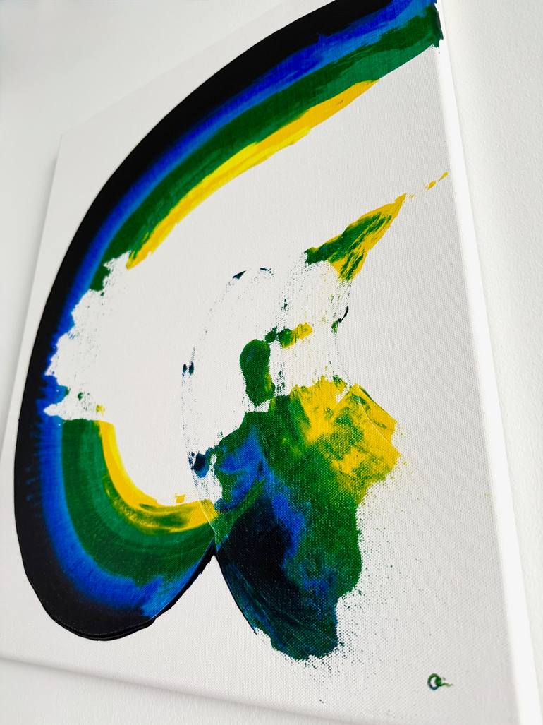 Original Abstract Expressionism Abstract Painting by Amanda Q