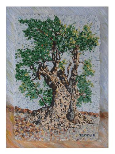 Original Contemporary Nature Mixed Media by Tommy Rizk