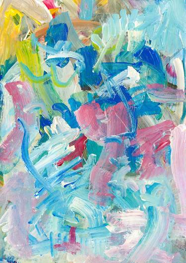 Original Minimalism Abstract Painting by Sebastian M Sync