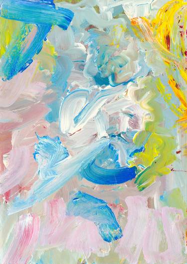Original Conceptual Abstract Painting by Sebastian M Sync