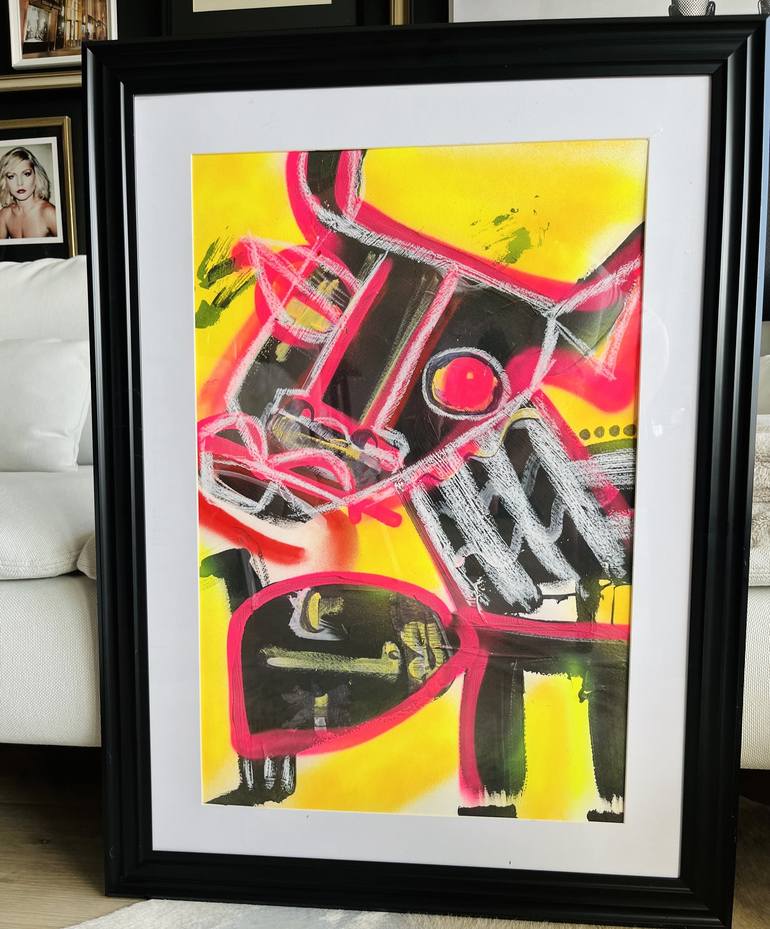 Original Abstract Expressionism Abstract Painting by Claudia Van Der Willik