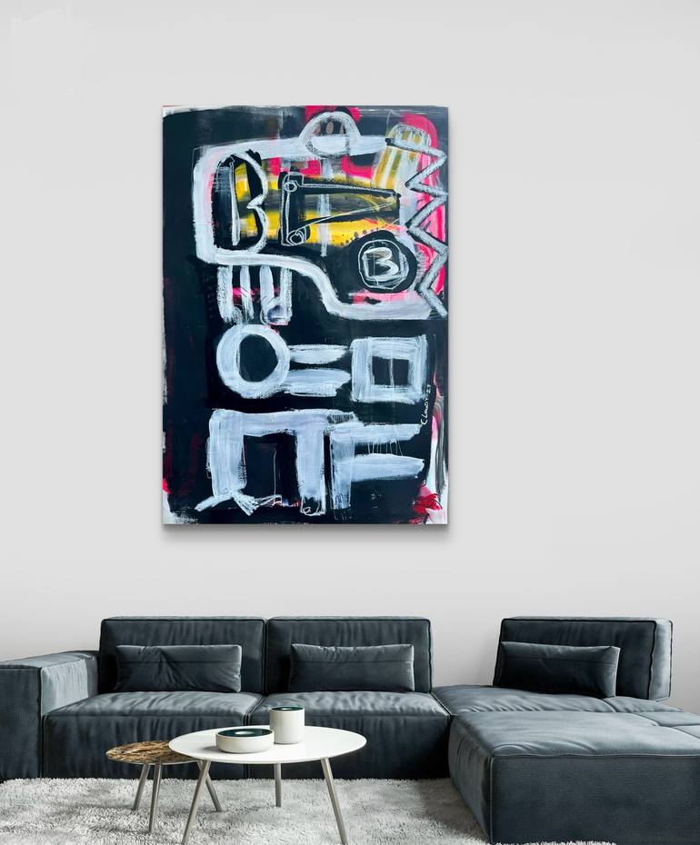 Original Abstract Expressionism Abstract Drawing by Claudia Van Der Willik