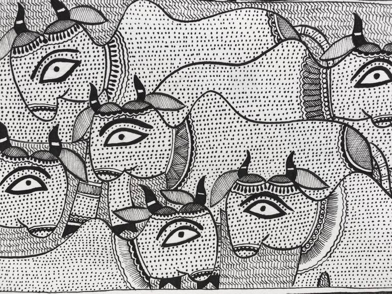 Original Folk Religion Painting by Oksana Yefymenko