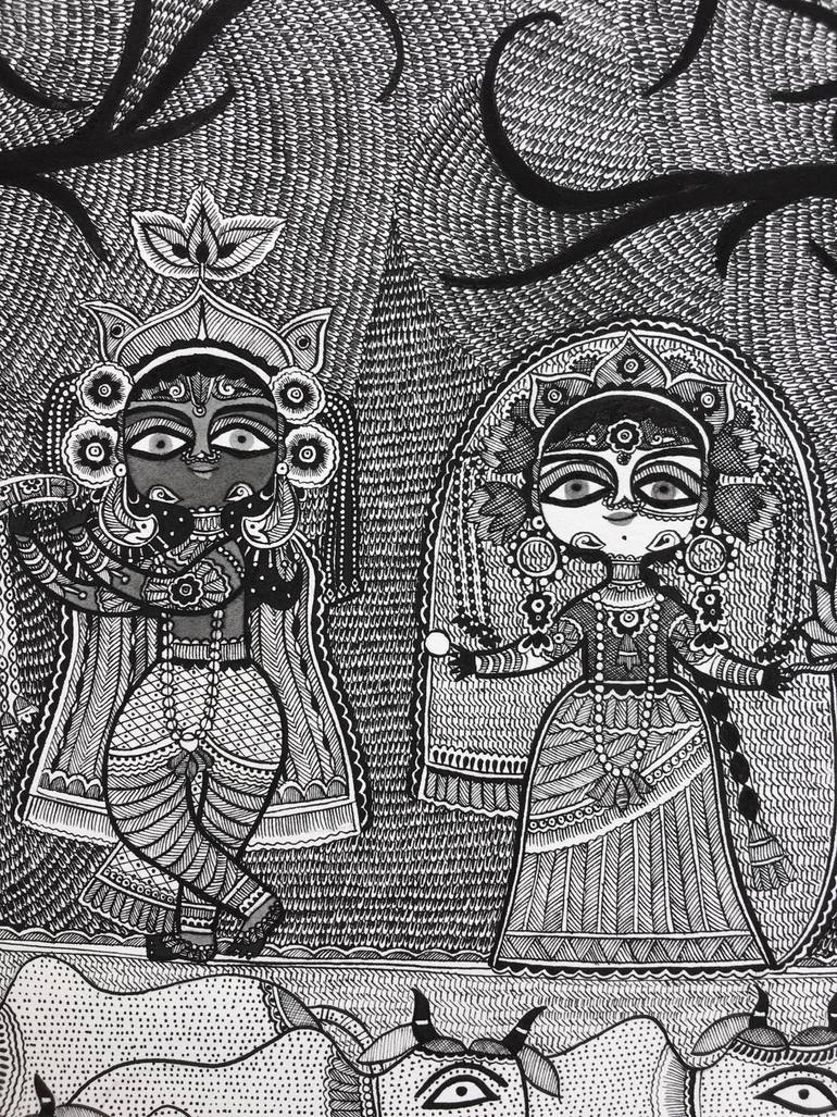 Original Folk Religion Painting by Oksana Yefymenko