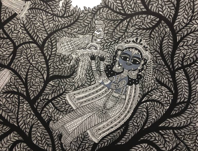 Original Folk Religion Painting by Oksana Yefymenko