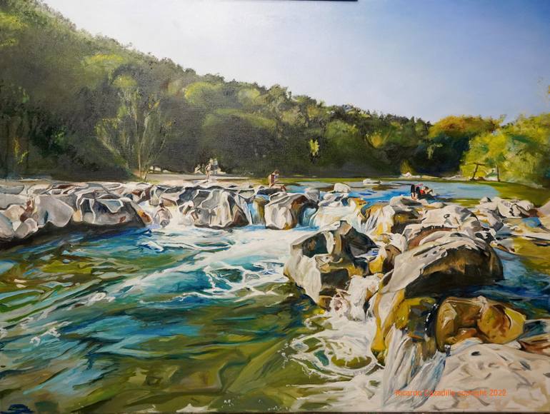 Original Realism Landscape Painting by Ricardo Calzadilla