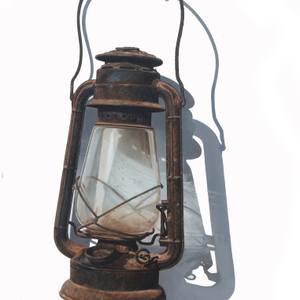 rusted lantern