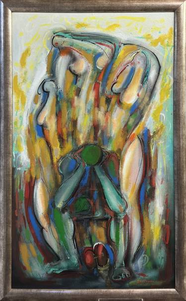 Original Figurative Love Painting by Dimitar Gaspar