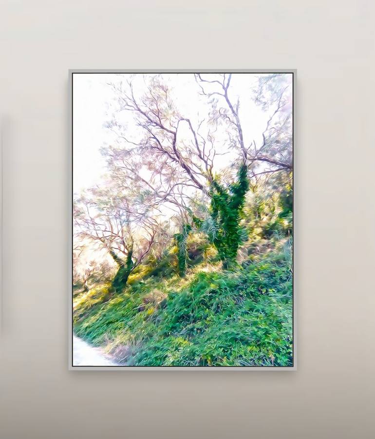 Original Art Nouveau Landscape Digital by Marek-Lars Kruusen