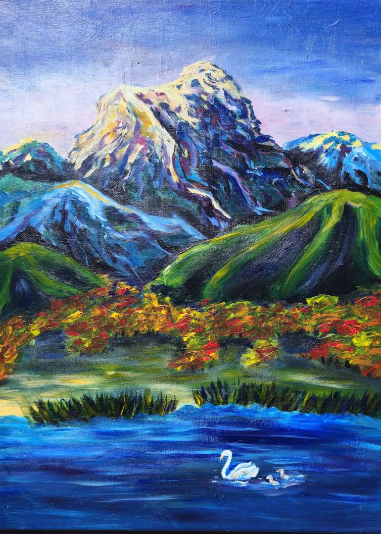 Print of Impressionism Landscape Paintings by Anastasiia Kurylchenko
