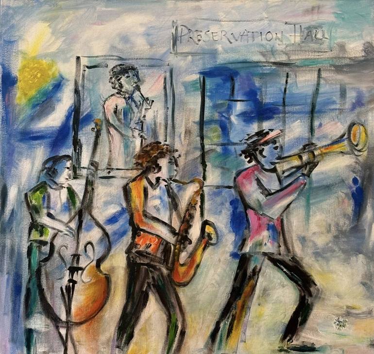 Original Expressionism Music Paintings by Maureen Whitehead