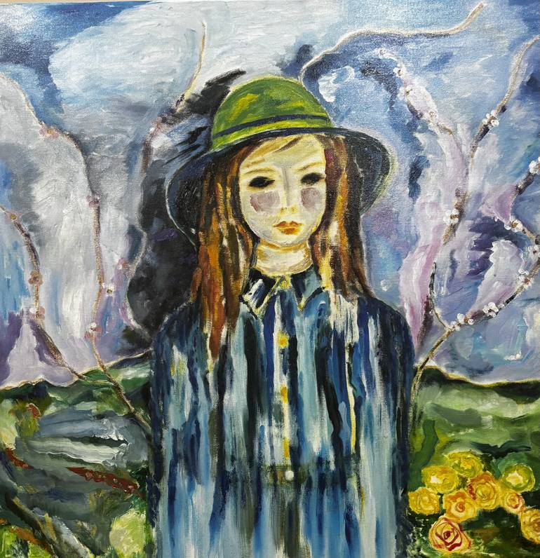 Original Abstract Expressionism Children Paintings by Maureen Whitehead