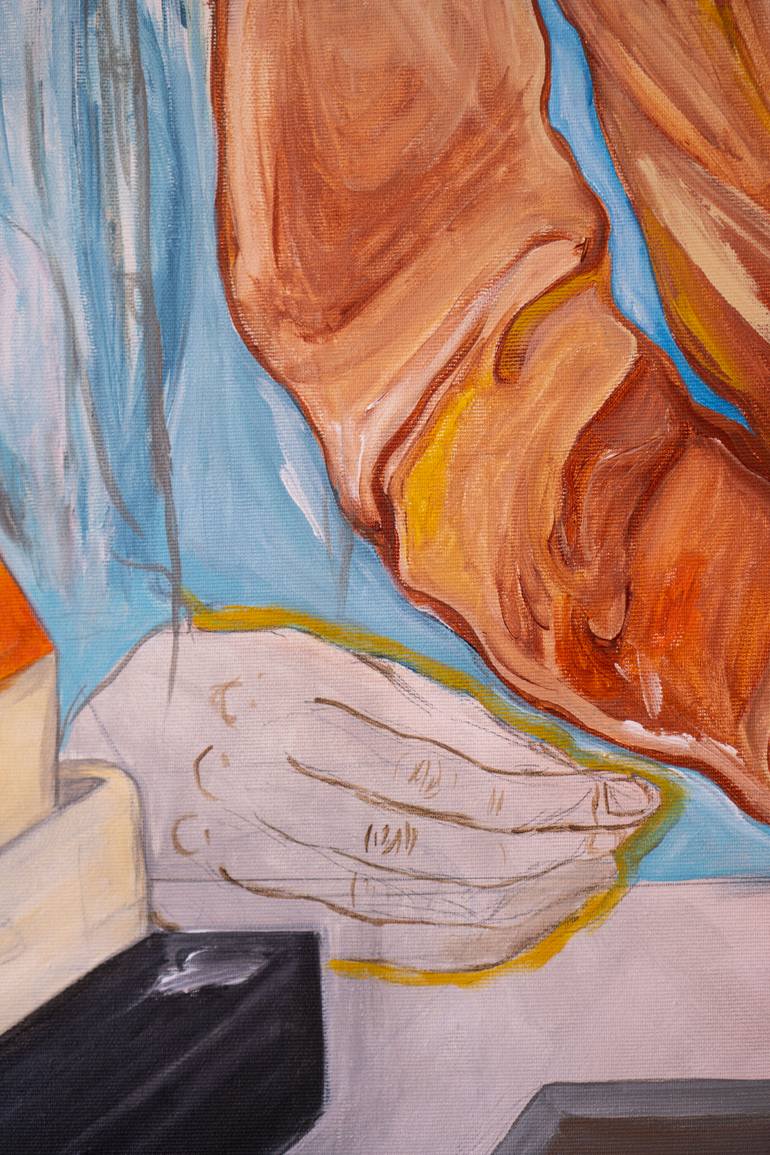 Original Expressionism People Painting by Mathieu Bernard-Martin
