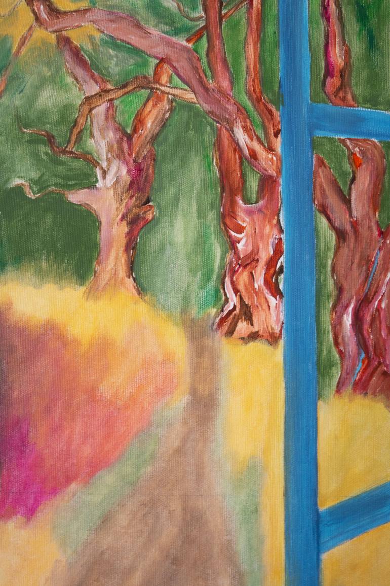 Original Abstract People Painting by Mathieu Bernard-Martin