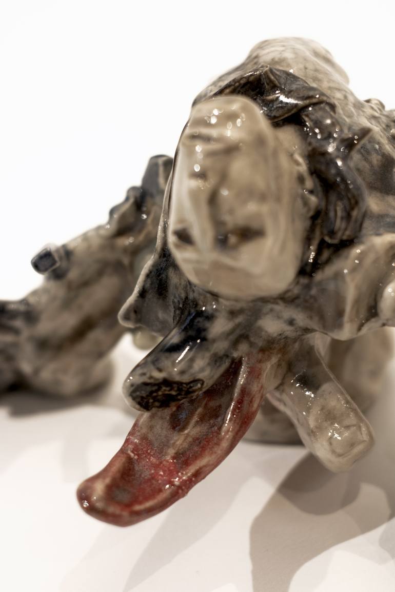 Original Expressionism Religion Sculpture by Mathieu Bernard-Martin