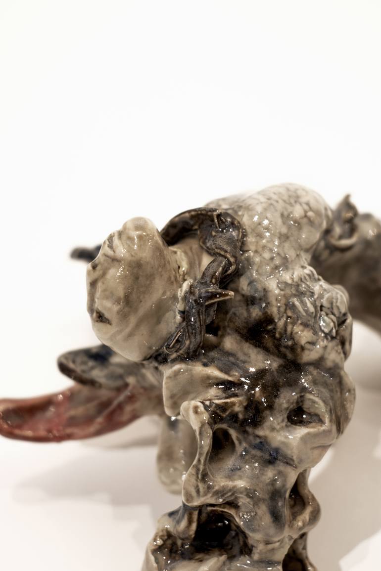 Original Expressionism Religion Sculpture by Mathieu Bernard-Martin