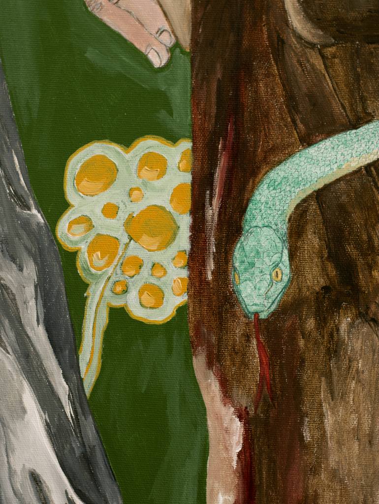 Original Expressionism People Painting by Mathieu Bernard-Martin