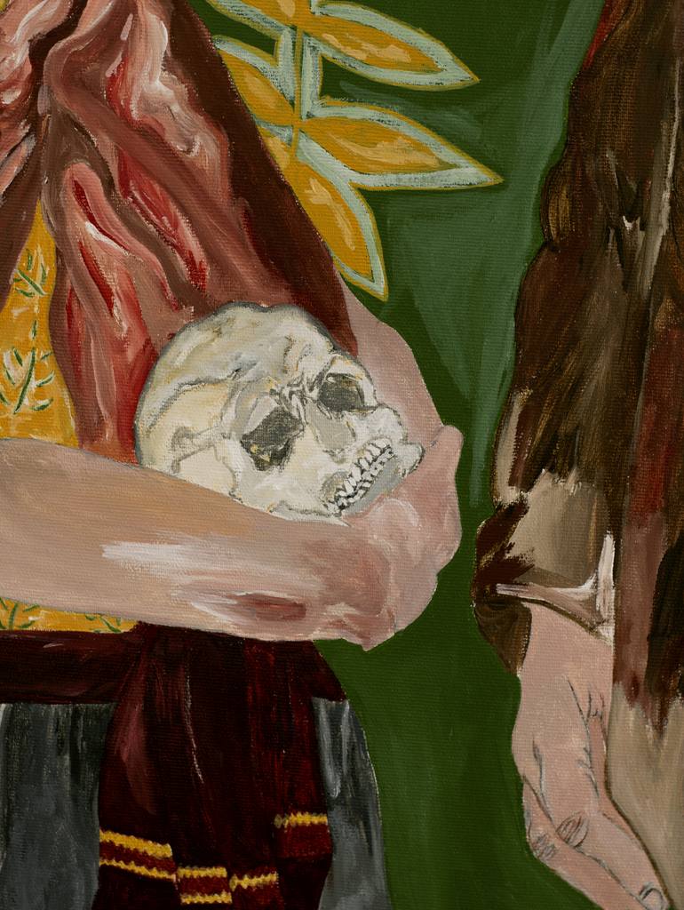 Original Expressionism People Painting by Mathieu Bernard-Martin