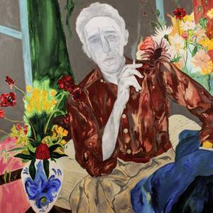 Cocteau on the bed