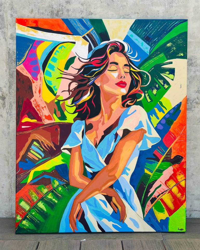 Original Contemporary Abstract Painting by Saagitya Enosh