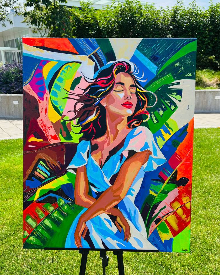 Original Contemporary Abstract Painting by Saagitya Enosh