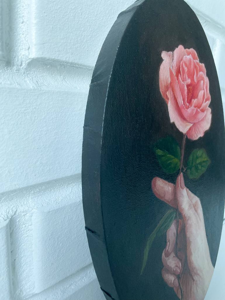 Original Illustration Floral Painting by Angelina Fischuk