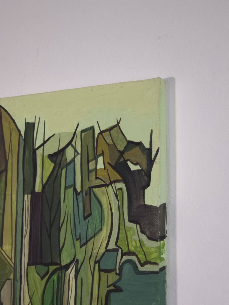 Original Modernism Abstract Painting by Onut Anca Lavinia