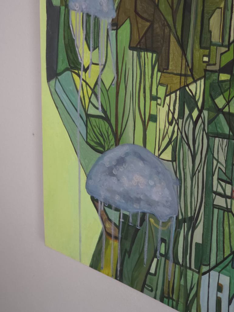 Original Modernism Abstract Painting by Onut Anca Lavinia