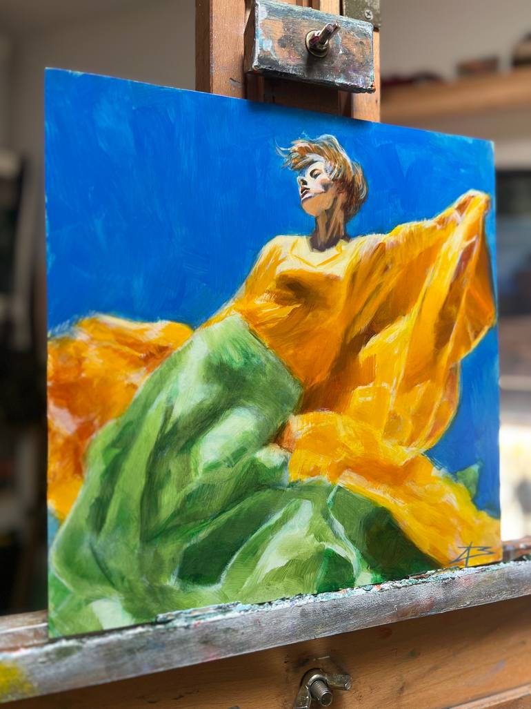 Original Contemporary People Painting by Tim Burden