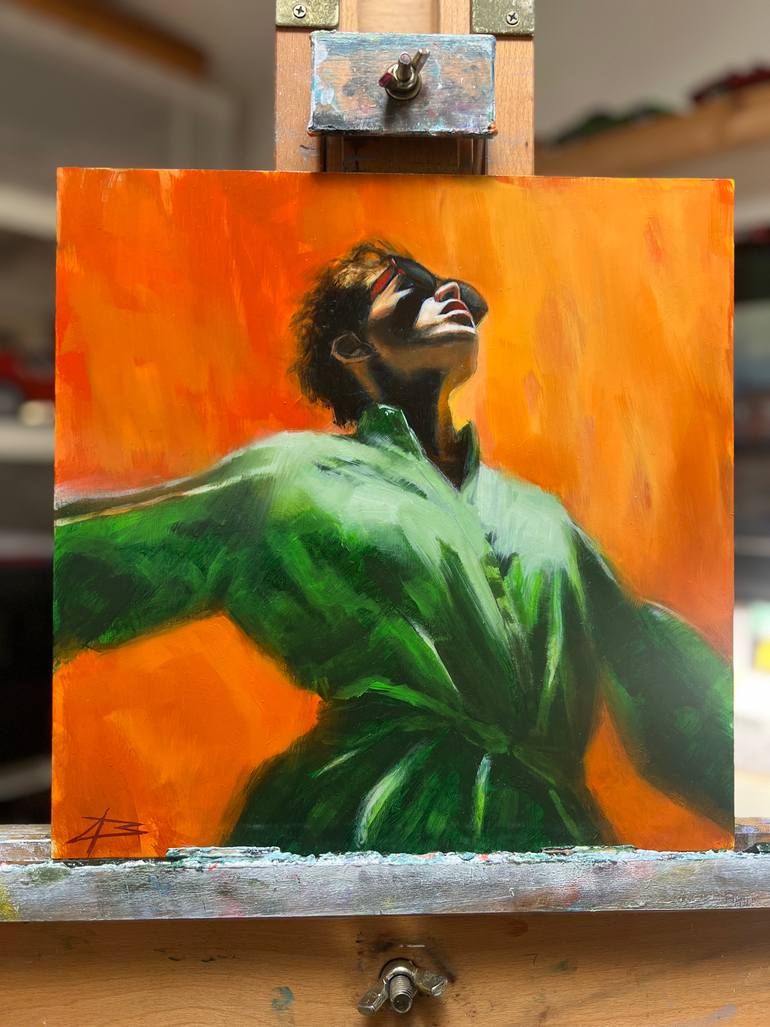 Original Contemporary People Painting by Tim Burden