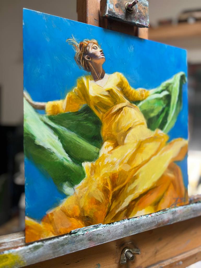 Original Figurative People Painting by Tim Burden