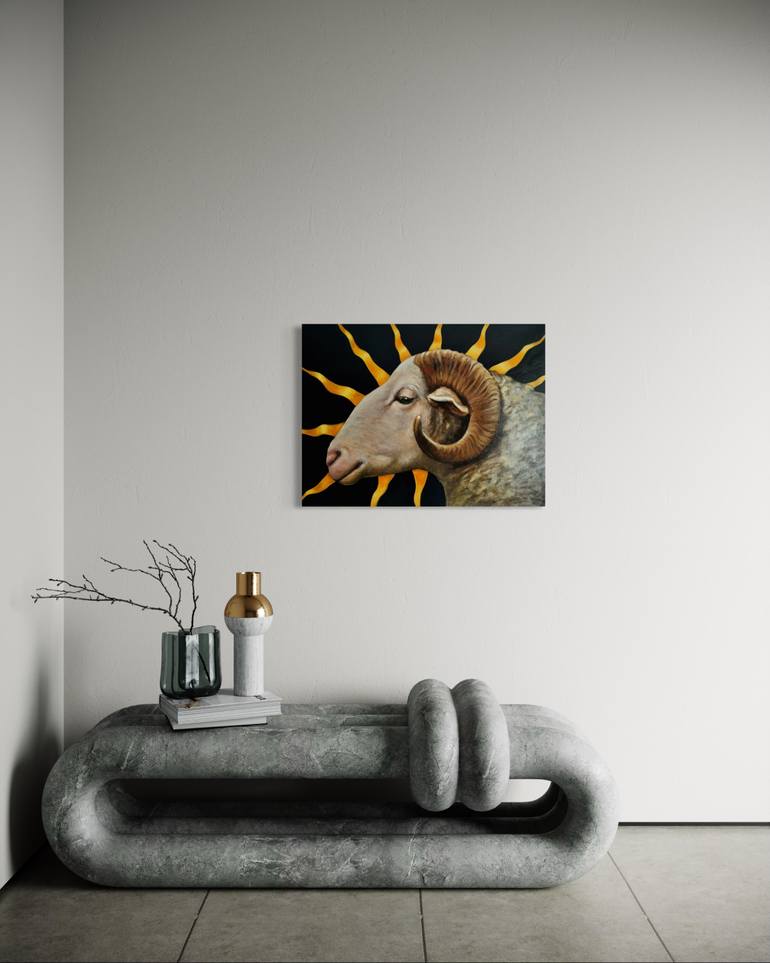 Original Abstract Animal Painting by Dmitry Semitko