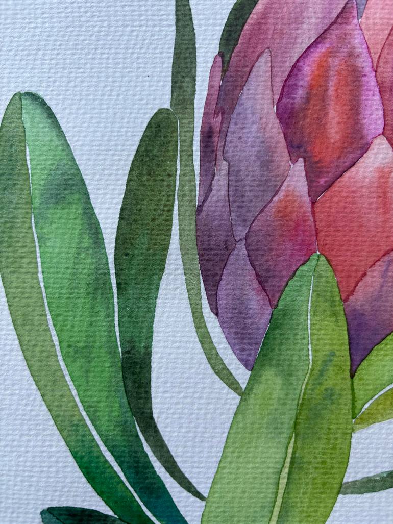 Original Contemporary Botanic Painting by Julia Musaieva