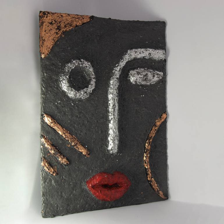 Original Art Deco People Sculpture by Olena Morozova